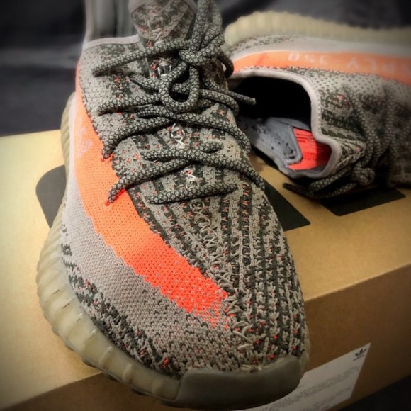 Adidas Yeezy Boost 350 V2 Gray orange main image 7